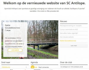 Nieuwe website