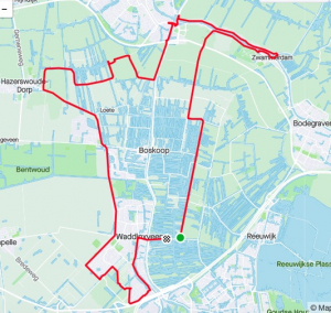 Marathonparcours Jan van der Meer